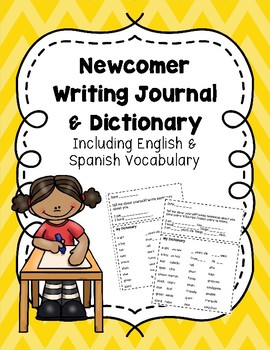 Preview of EL Newcomer Writing Prompts (English and Spanish)
