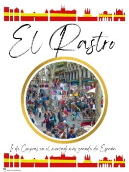 Preview of EL RASTRO: CLASS MERCADO & IR DE COMPRAS-Spanish Culture Activity Pack