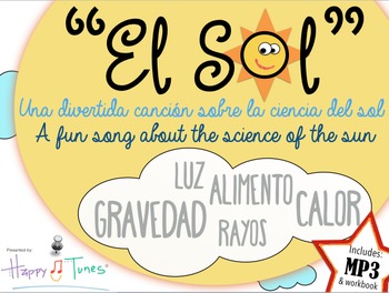 Preview of El SOL COMBO de Cancion MP3 y actividades Español. The Sun, song Spanish.