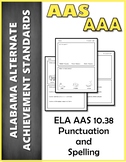 ELA 10.38 Punctuation & Capitalization AAA NEW Alabama Alt