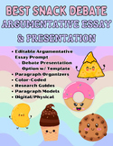 ELA 6-12 Argumentative Writing/Debate Presentation Project