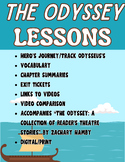 ELA 7-12 The Odyssey Lessons: Vocab, Section Summaries, He