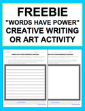Writer's Workshop Creative Writing NO PREP one-pager