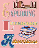 ELA Acronym Poster, Colorful, Motivational Language Arts d