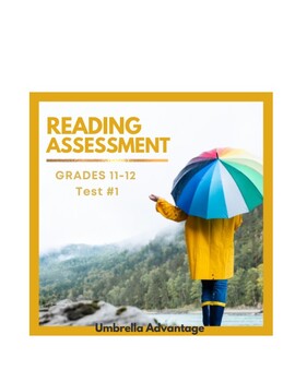 Preview of ELA Assessment Grades 11-12. Test #1