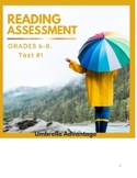 ELA Assessment Grades 6-8 Test #1