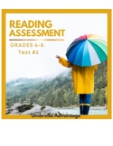 ELA Assessment Grades 6-8 Test #2