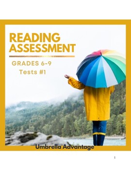 Preview of ELA Assessment Grades 6-9 Test #1