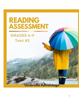 Preview of ELA Assessment Grades 6-9 Test #2