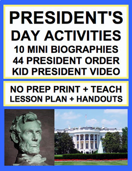 Preview of President's Day | Printable & Digital