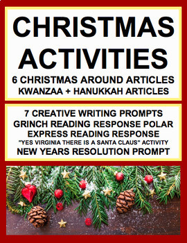 Preview of Christmas Activities | Printable & Digital