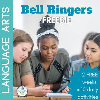 Preview of ELA Bell Ringers  - Morning Work - FREE 2 Weeks - 5th - 7th grades - Do Nows