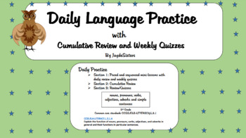 Preview of ELA Bundle: Daily Language Practice, Multiple-Meaning Words, Opinion Writing