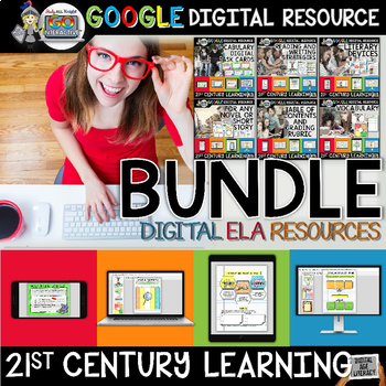 Preview of ELA Bundle for Google Drive and Digital Notebooks