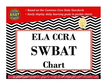 Preview of ELA CCRA SWBAT Chart