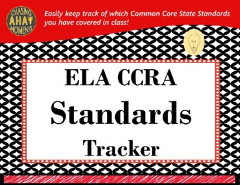 Preview of ELA CCRA Standards Tracker