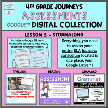 Preview of ELA COLLECTION Lesson 5 Stormalong 4th Grade Journeys 