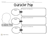 ELA Character Map - graphic organizer