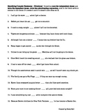 ELA Common Core Complex Sentences Worksheet