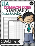 ELA Common Core Standards Checklists {Grade 5}