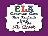 Ela Common Core Standards: Grade 7 Full Size Binder Flip Charts