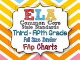 Ela Common Core Standards: Grades 3-5 Full Size Binder Fli