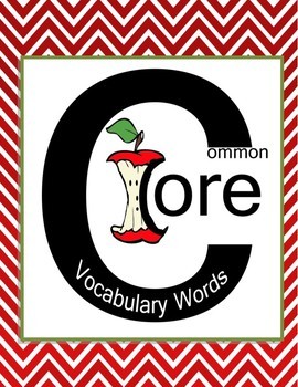 Preview of ELA Common Core Vocabulary Words