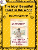 ELA Comprehension Packet for The Most Beautiful Place in t