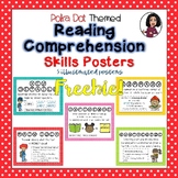ELA Comprehension Skills Posters-Polka Dot FREEBIE!