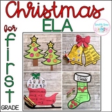 Christmas ELA Crafts for 1st Grade {digraphs, word familie