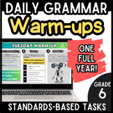 Daily ELA Warm-ups Daily Grammar Practice 6th Grade ELA Be