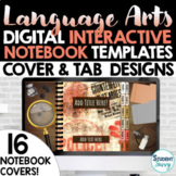 ELA Digital Interactive Notebook Templates Covers  | Googl