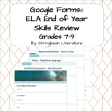 ELA Distance Learning End of Year Skills Review