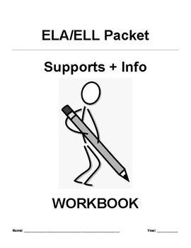 Preview of ELA/ELL Writing Support Packet