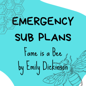 Preview of ELA Emergency Sub Plans (6th-8th) - Emily Dickinson