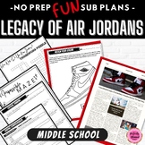 Air Jordans | ELA Emergency Sub Plans for Middle School | 