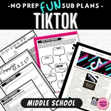 TikTok | ELA Emergency Sub Plans for Middle School | Fun S