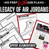 Air Jordans | ELA Emergency Sub Plans | Upper Elementary |