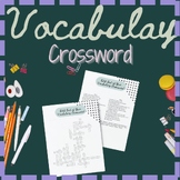 End-of-Year ELA Review: Digital & Print Crossword Puzzle (