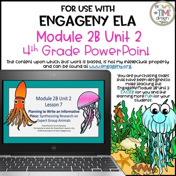 Preview of For Use With ELA Engage NY Module 2B Unit 2 | 4th grade | Common Core