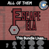ELA Escape Room Activity Bundle - ALL OF THEM - Printable 