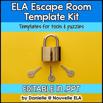 Preview of ELA Escape Room Template Kit - Create Your Own Fun, Unforgettable Escape Room