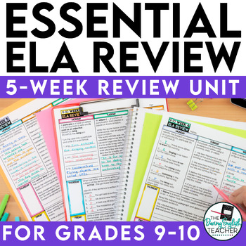 Preview of ELA Essential Review: Grades 9-10