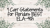 ELA FLORIDA BEST STANDARDS 4TH "I CAN" STATEMENTS-FARMHOUS