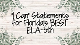 ELA FLORIDA BEST STANDARDS 5TH "I CAN" STATEMENTS-FARMHOUS