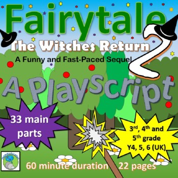 Preview of ELA Fairytale 2- The Witches Return (Playscript - 60 minutes for a class/school)