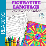 Figurative Language Color by Number ELA Review Color by Co