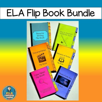 Preview of ELA Flip Book Bundle for High School