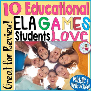 Preview of ELA Game MEGA Bundle - Literary Elements + Persuasion + Poetic Devices + More!