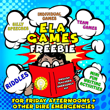 Preview of ELA Games & Activities Fun FREEBIE